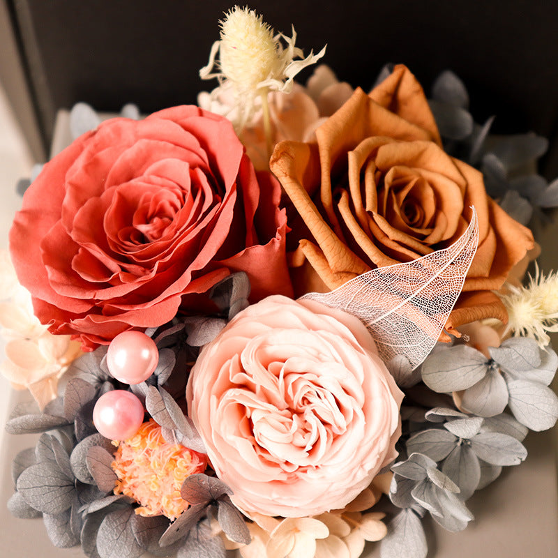Preserved Rose & Carnation Gift Box for Mother's Day – Eternal Flower Gift
