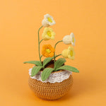 Finished Handmade Wool Woven Home Decoration Tulip Potted Plant