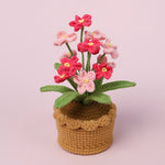 Finished Handmade Wool Woven Home Decoration Tulip Potted Plant
