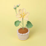 Finished Handmade Wool Woven Home Decoration Tulip Potted Plant