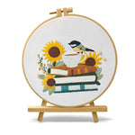New Embroidery Bird Sunflower Series Material Package