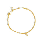 Crystal pearl women's bracelet