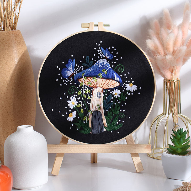 Mushroom Pumpkin Handmade Embroidery Material Package