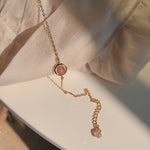 Pink Strawberry Crystal Bracelet