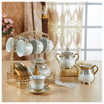 Coffee Cup Set Luxury Bone Set Cup Porcelain Ceramic Saucer Tea Set Tea
