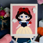 DIY Material Package Handmade Woolen Thread Stamp Embroidery Set handmade Lesson Self-embroidered Gift