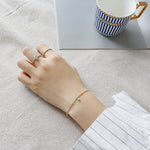 Crystal pearl women's bracelet