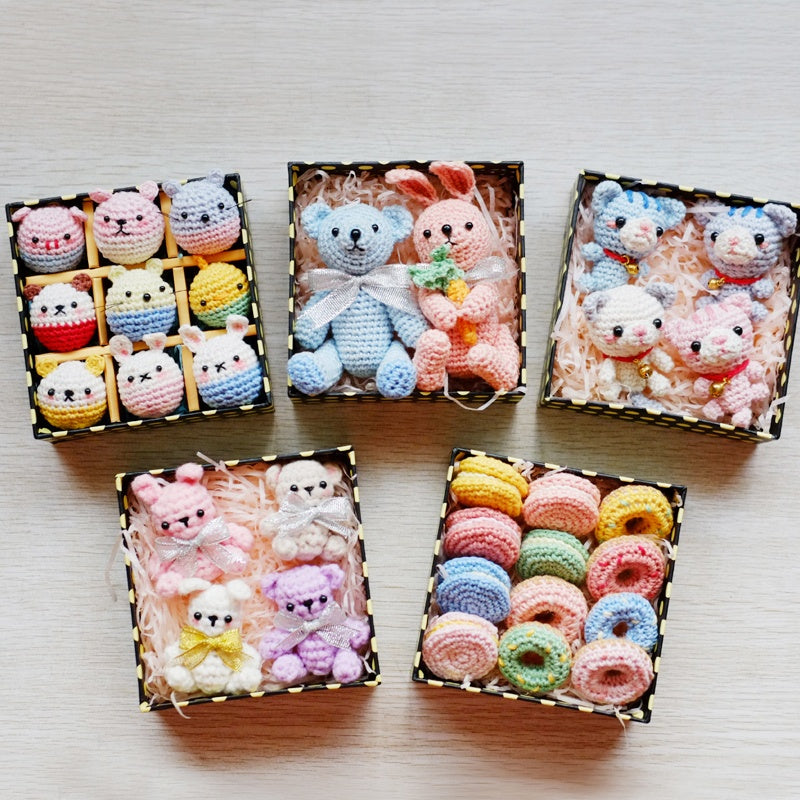 Knitting wool gift box material