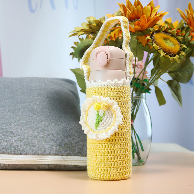 Crochet Wool Woven Insulation Cup Protective Cover