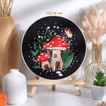 Mushroom Pumpkin Handmade Embroidery Material Package