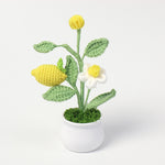 Finished Wool Crocheted Fruit Potted Hand-woven Lemon Ornaments