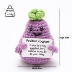 Wool Crocheted Positive Energy Potato Facial Expression Package Wool Fruit