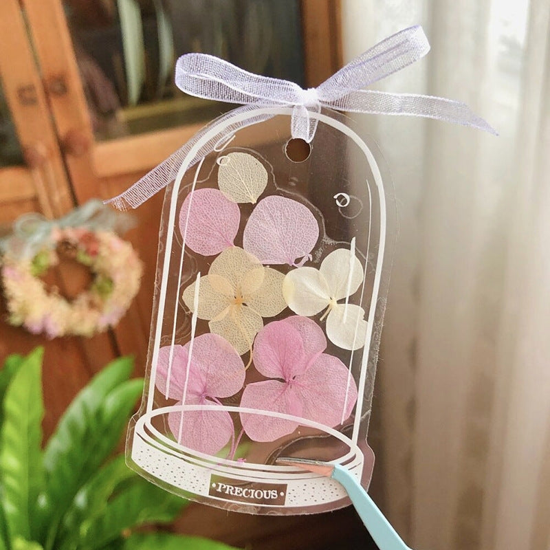 Dry Flower Bookmark Transparent Vial Material Package