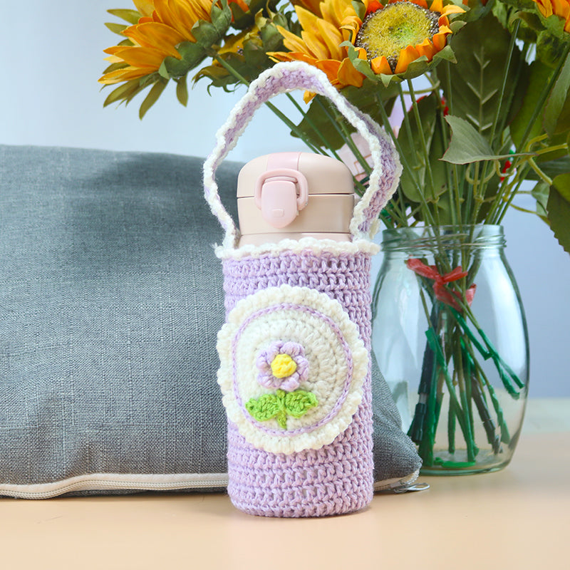 Crochet Wool Woven Insulation Cup Protective Cover