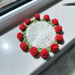 Handmade Diy Woven Bouquet Coaster