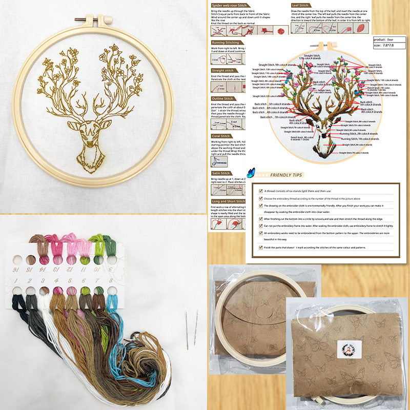 Creative Beginner Stereo European Embroidery Material Package
