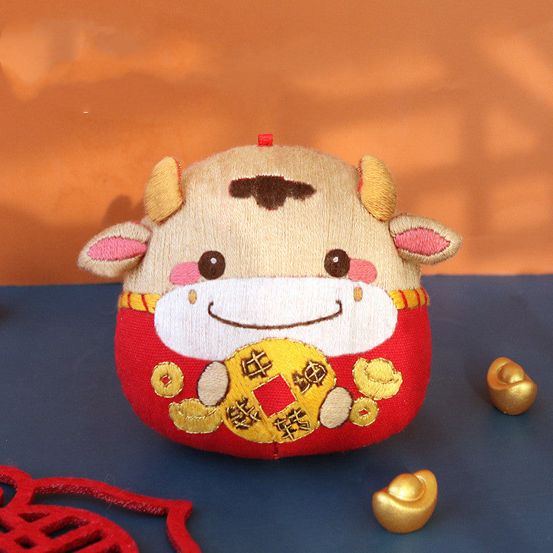 Hand Embroidered Diy Material Bag Zhongkui Sachet