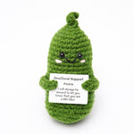 Wool Crocheted Positive Energy Potato Facial Expression Package Wool Fruit