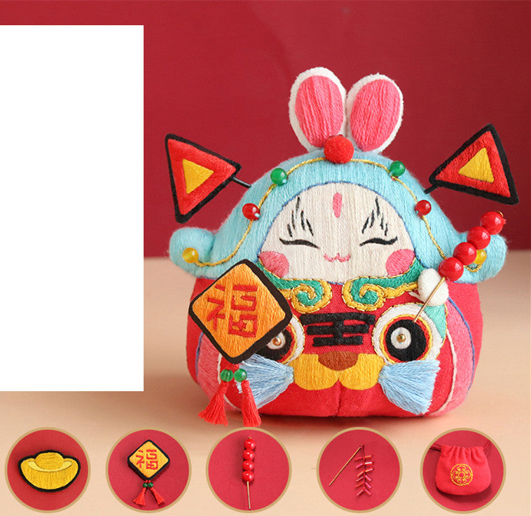 Hand Embroidered Diy Material Bag Zhongkui Sachet