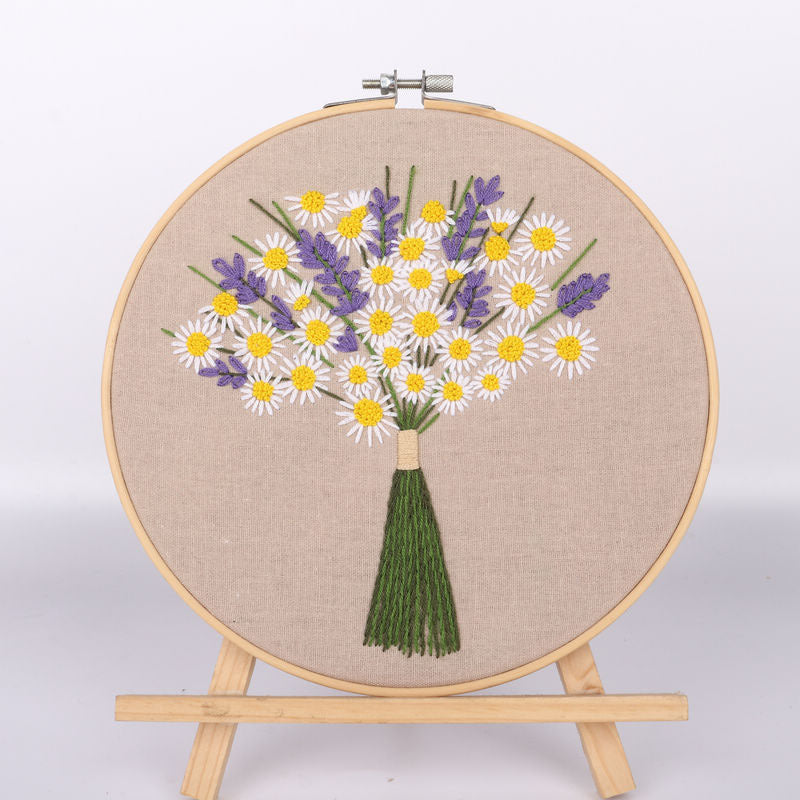 Handmade Embroidery Material Package Original Bouquet