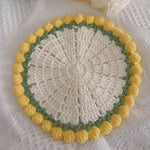 Handmade Diy Woven Bouquet Coaster