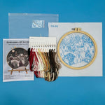 Kit Christmas Eve Kit Material Package Embroidery Fabric