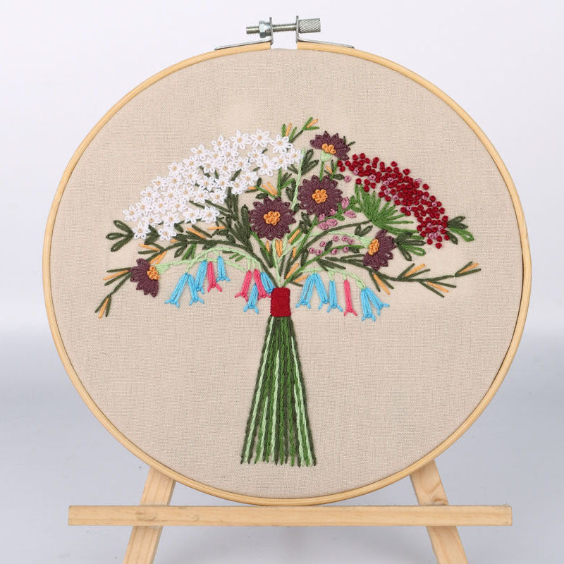 Handmade Embroidery Material Package Original Bouquet