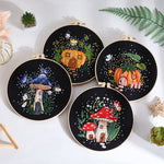 Mushroom Pumpkin Handmade Embroidery Material Package