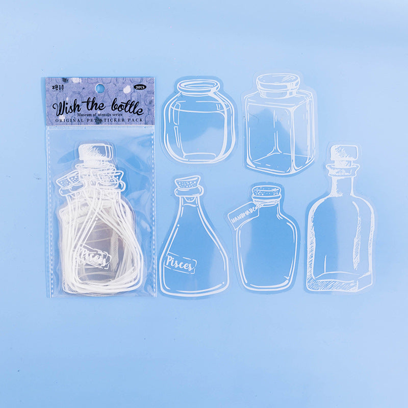 Dry Flower Bookmark Transparent Vial Material Package