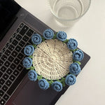 Handmade Diy Woven Bouquet Coaster