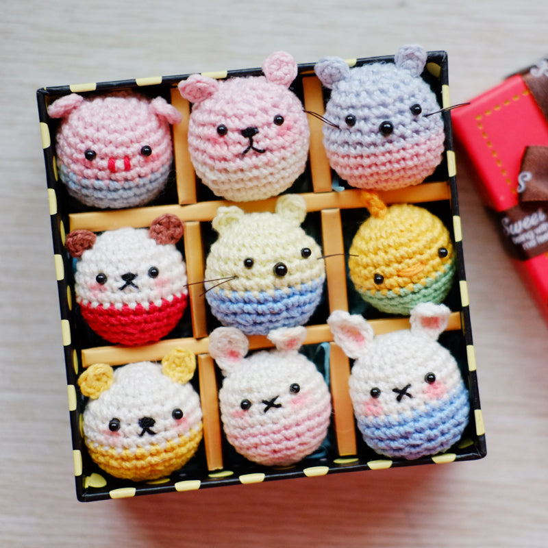Knitting wool gift box material