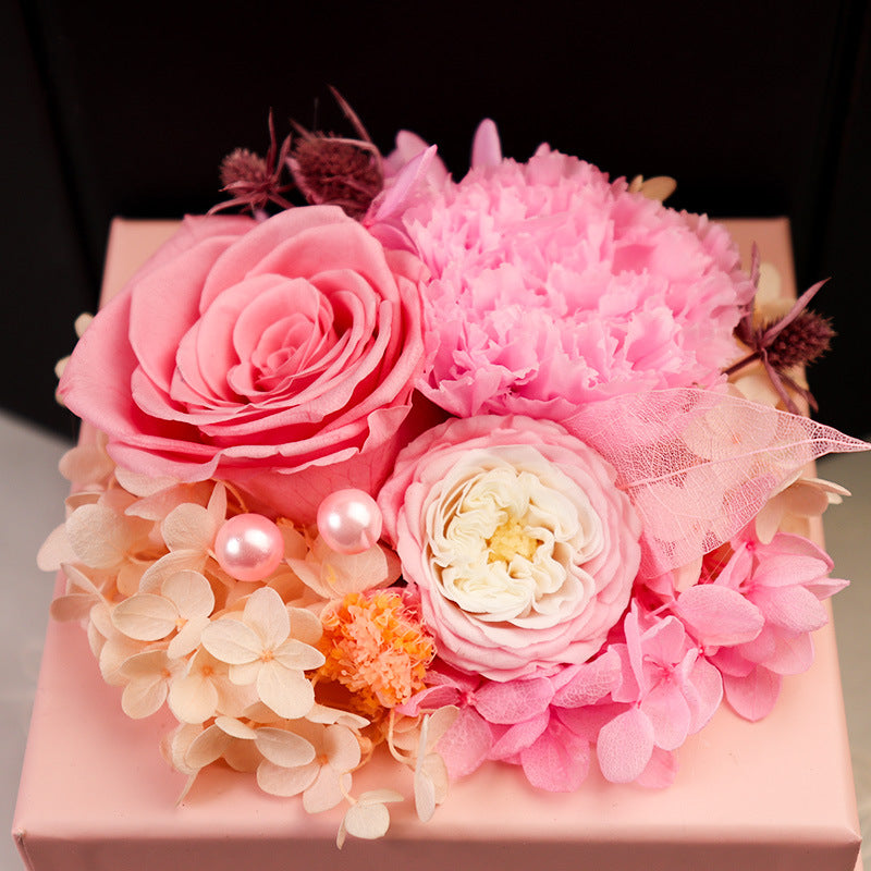 Preserved Rose & Carnation Gift Box for Mother's Day – Eternal Flower Gift