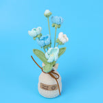 Finished Handmade Wool Woven Home Decoration Tulip Potted Plant