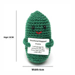 Wool Crocheted Positive Energy Potato Facial Expression Package Wool Fruit