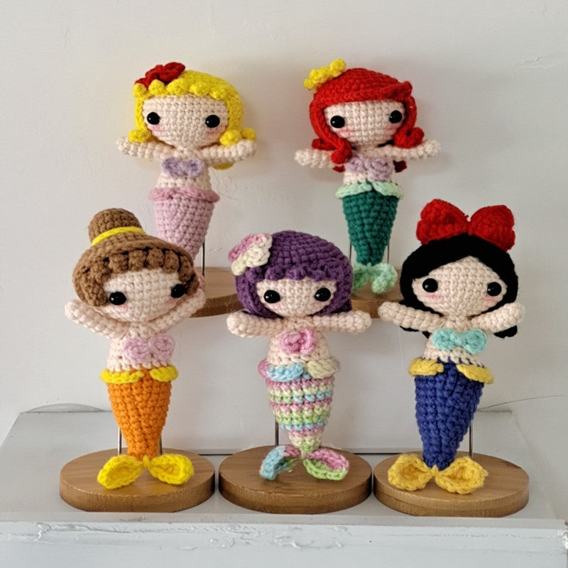Hand Woven Pendant Finished Wool Doll