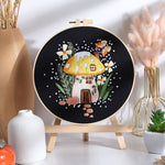 Mushroom Pumpkin Handmade Embroidery Material Package