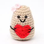 Wool Crocheted Positive Energy Potato Facial Expression Package Wool Fruit