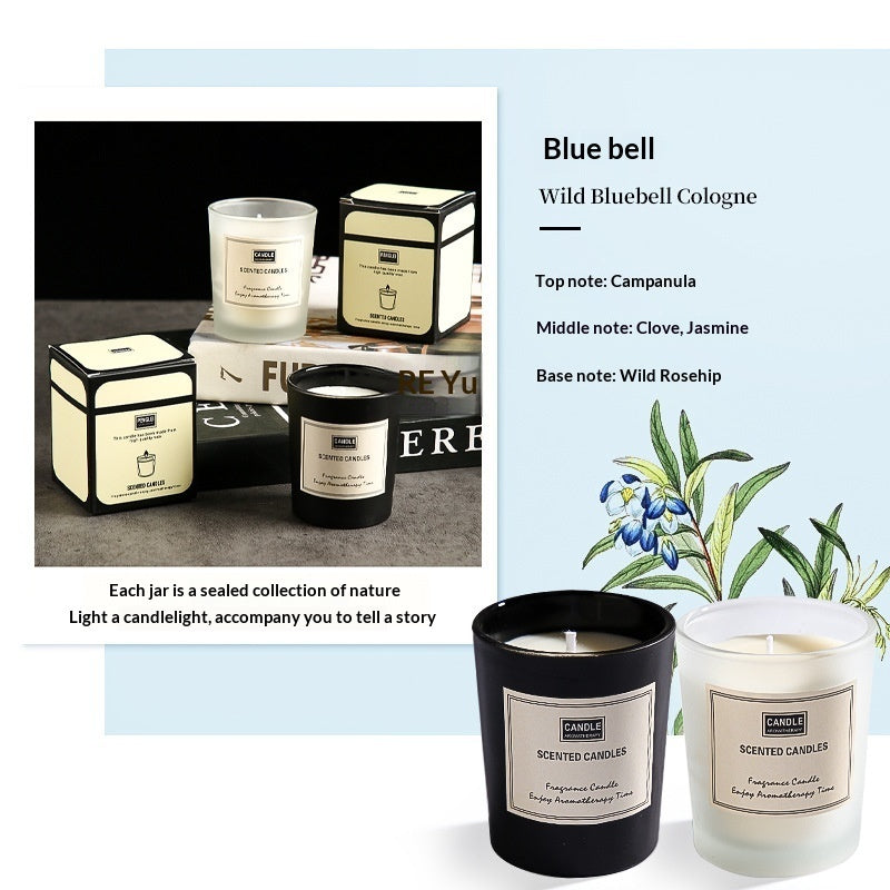 Glass Jar Soy Wax Gift Set Essential Oil Creative Home Decor Smoke-free Aromatherapy Ornament