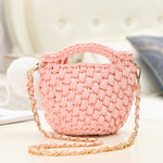 Hyuna The Same Woven Change Diy Diagonal Crochet Mini One-shoulder Material Bag