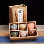 Colorful Teacup Tea Set Gift Box Suit