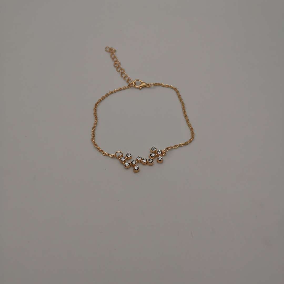 Zodiac Bracelet Crystal Bracelet Lady Gift