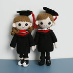 Graduation Doll Hand-woven Wool Crocheted