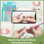 Lop Eared Rabbit Wool DIY Suit Simple Crochet Doll