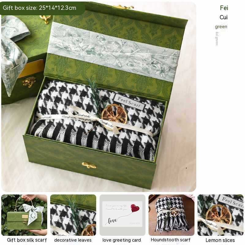 Gift For Girlfriend Niche Winter Scarf Gift Box
