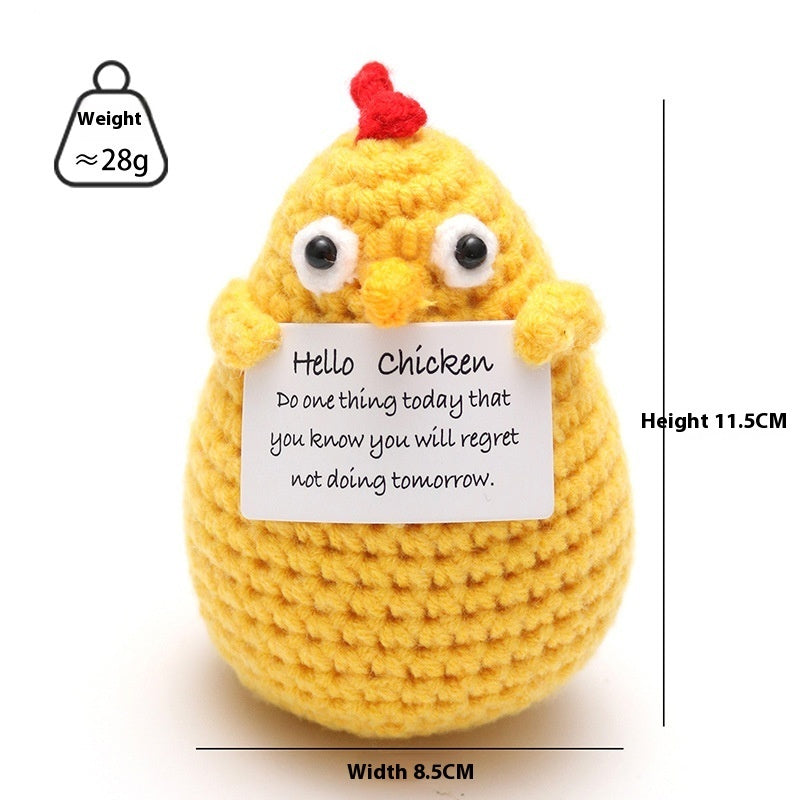 Wool Crocheted Positive Energy Potato Facial Expression Package Wool Fruit