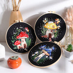 Mushroom Pumpkin Handmade Embroidery Material Package