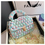 Homemade Diy Material Crochet Hand Messenger Bag