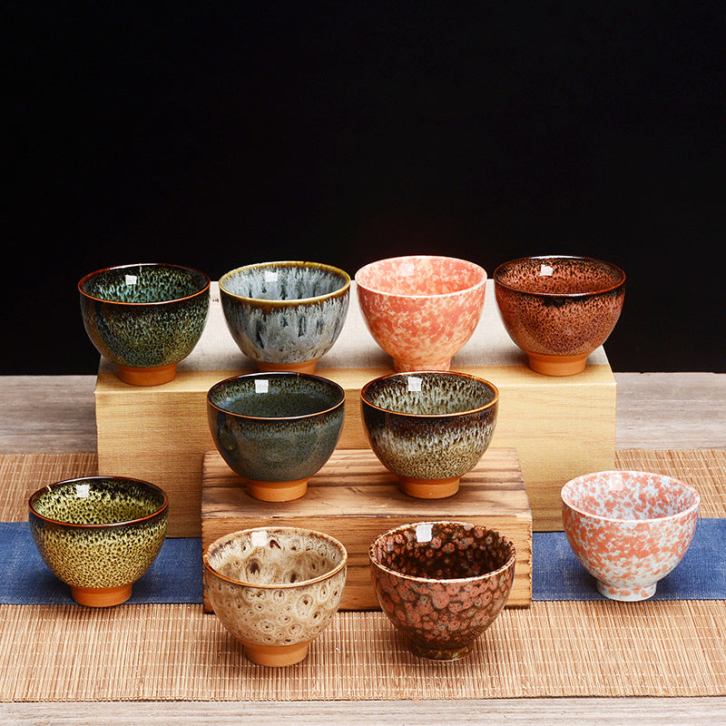 Colorful Teacup Tea Set Gift Box Suit