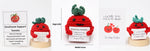 Wool Crocheted Positive Energy Potato Facial Expression Package Wool Fruit