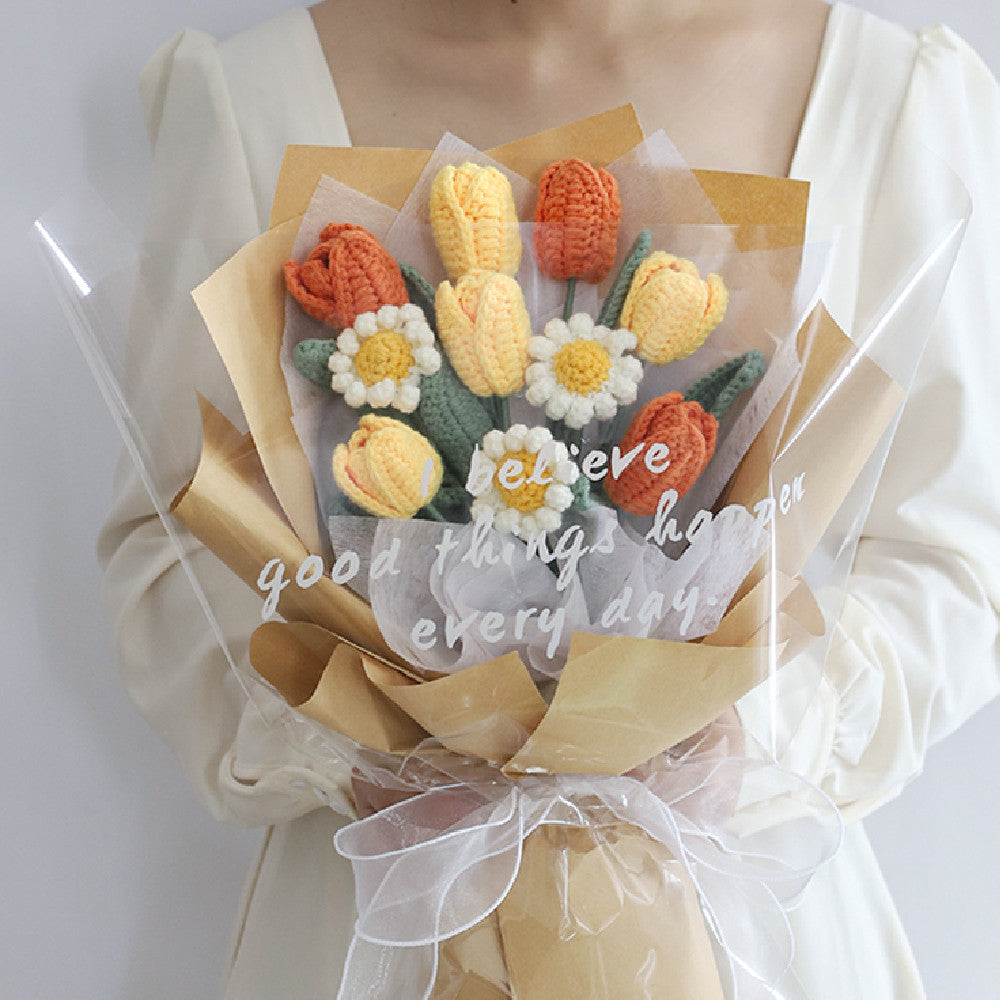 Net Red Ins Wind Knitted Wool Material Bag